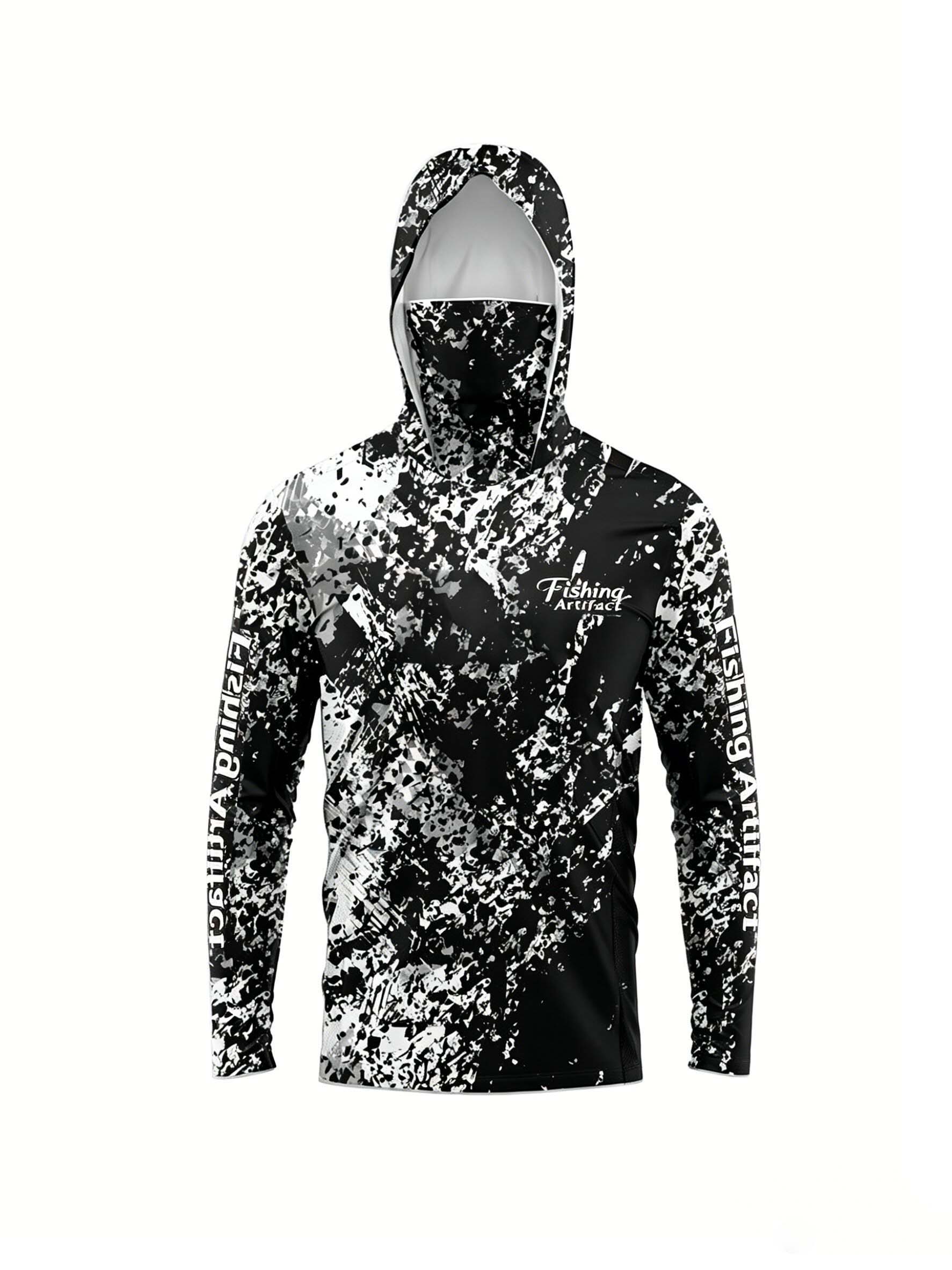 Fishing Mask Sun Protection - Sudadera de Pesca para Hombre con