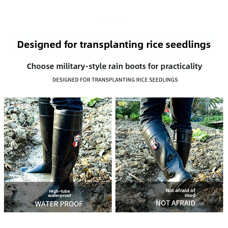 Botas de Lluvia de Caña Alta E - Fishing Boots reseña y precio