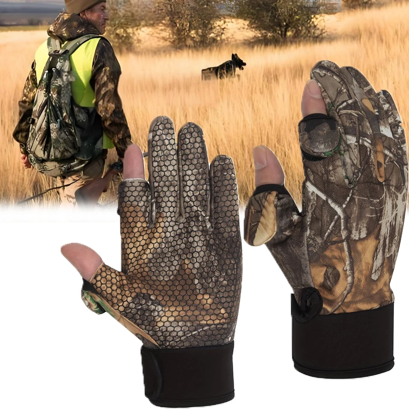 Guantes de caza con dedos comp - Fishing Gloves reseña y precio