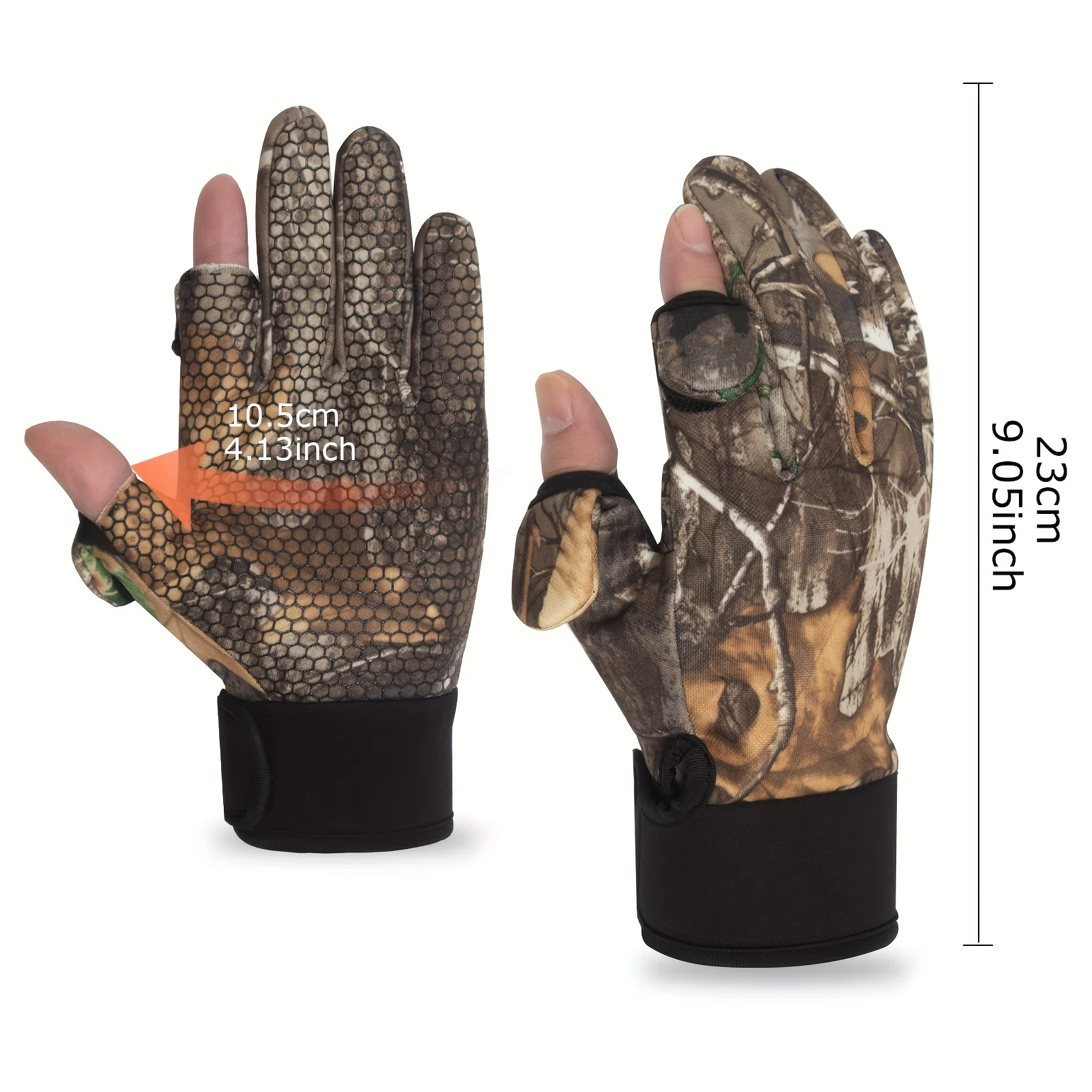 Guantes de caza con dedos comp - Fishing Gloves reseña y precio