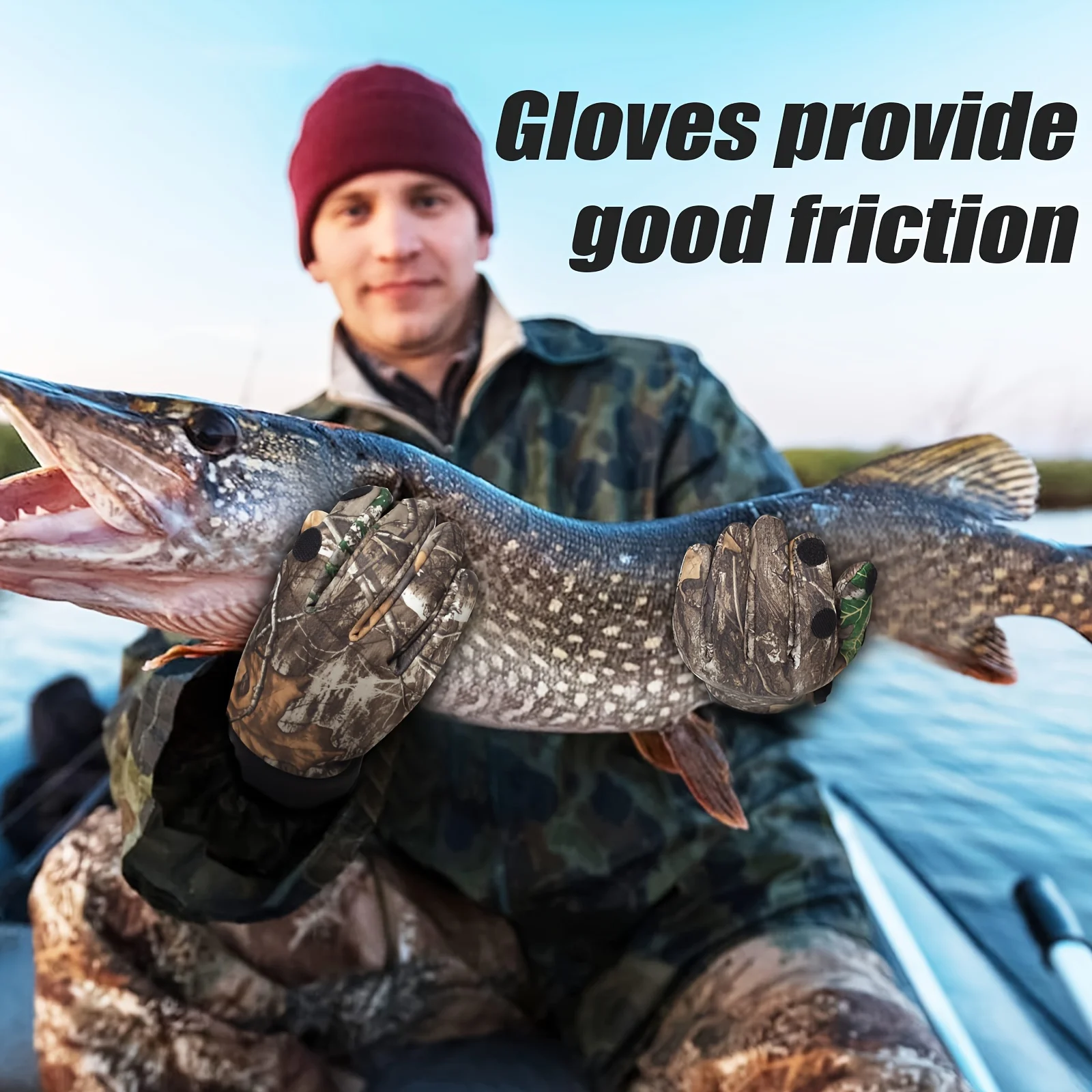 Guantes de caza con dedos comp - Fishing Gloves reseña y precio