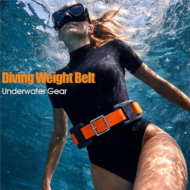 Cinturón de buceo de goma con  - Fishing Belt reseña y precio