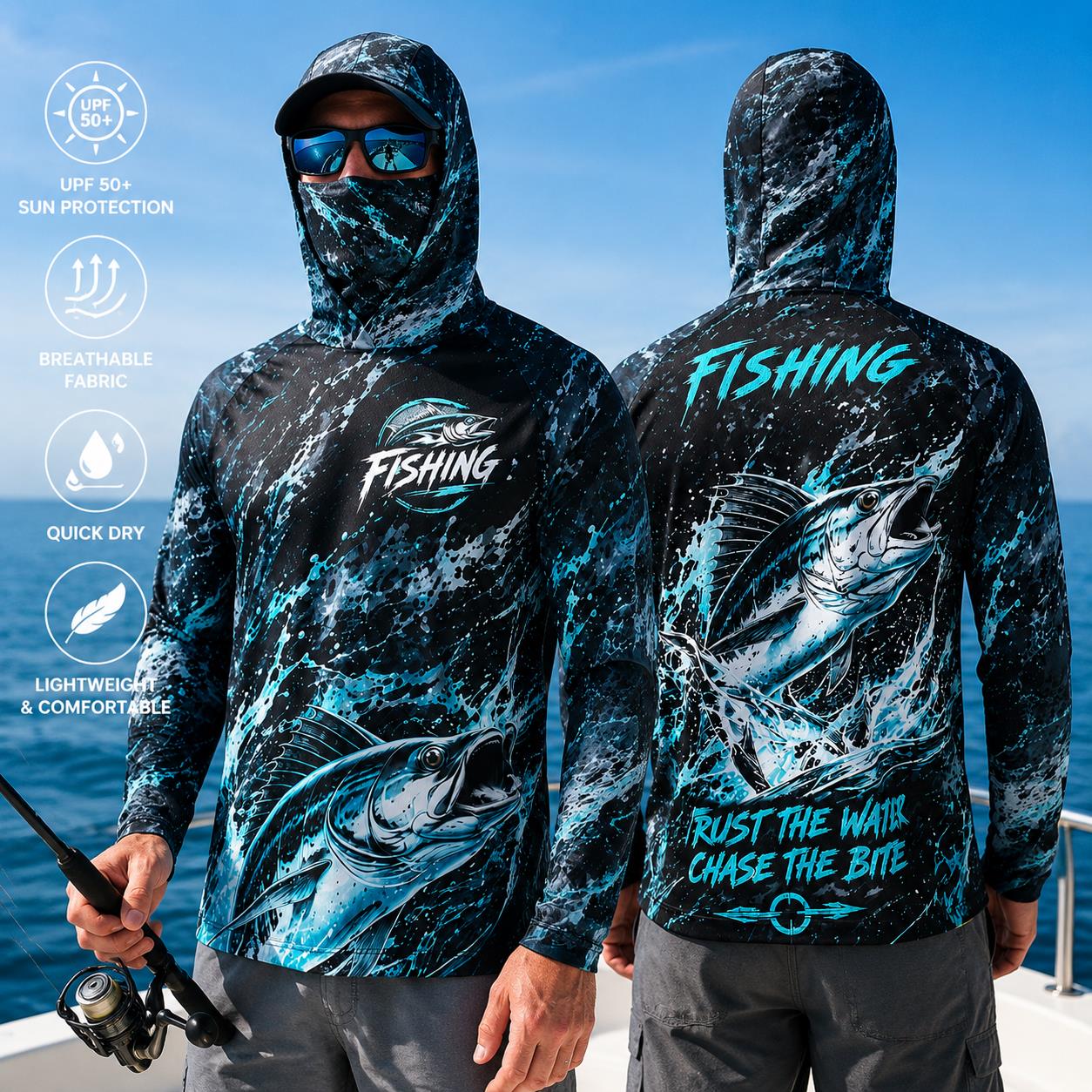 Sudadera de Pesca para Hombre  - Fishing Hoodie reseña y precio